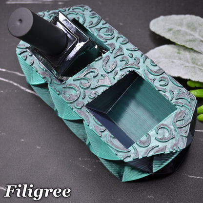 Filigree Dual Square Liquid Holder