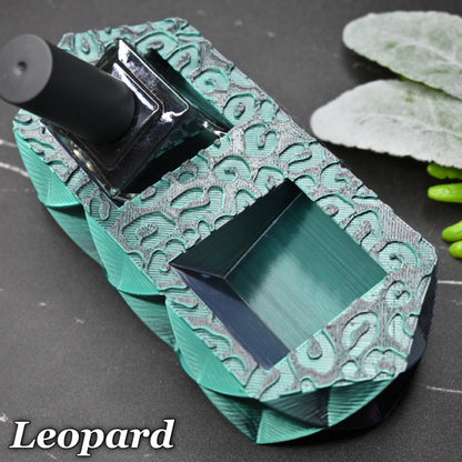 Leopard Pattern 5 Bottle Liquid Holder