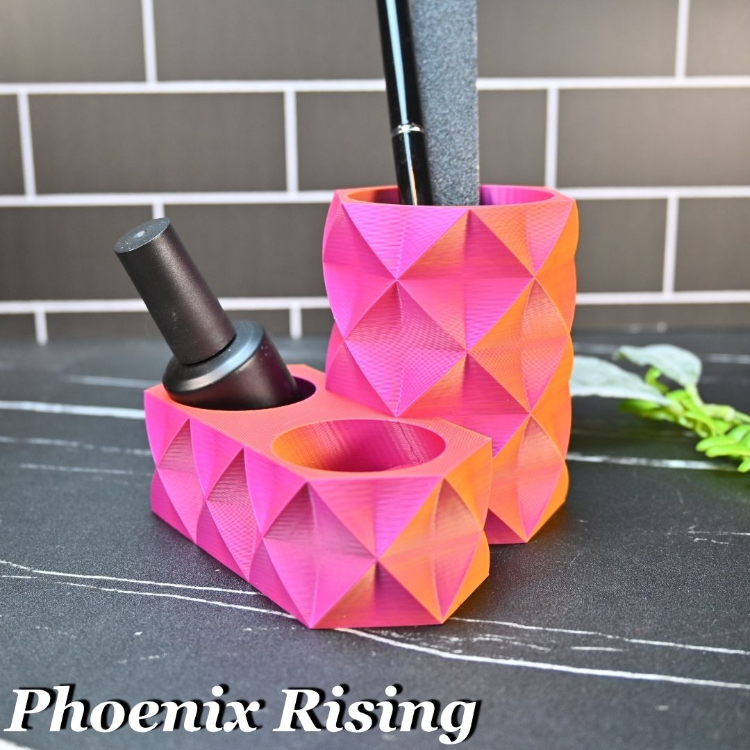 Dual Bottle Holder with Cup